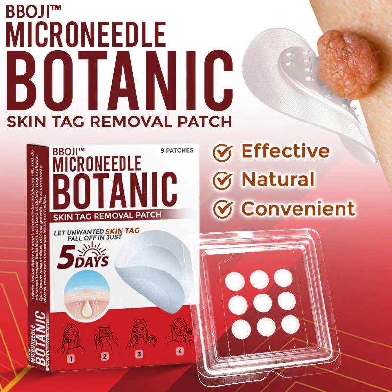BBOJI™ MicroNeedle Botanic Skin Tag Removal Patch 🇺🇸 Made in the USA