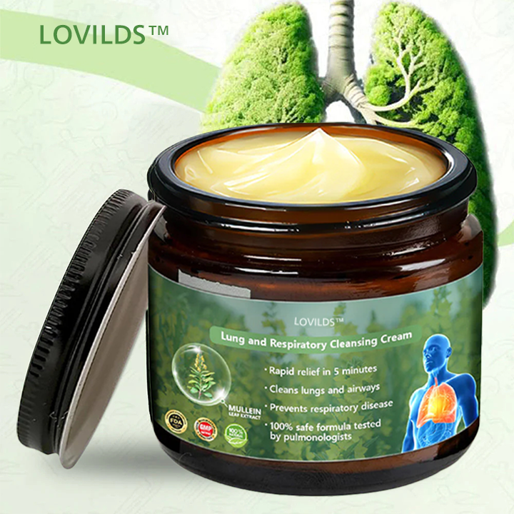 Official Store：LOVILDS™ Mullein Clear Lung Repair Cream 💥💥- endorsed by the British Thoracic Society to support lung health👑