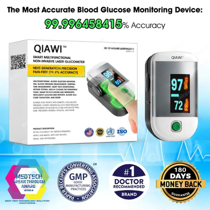 QIAWI ™ Non-Invasive Laser Blood Glucose Meters