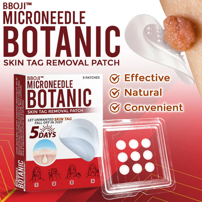 BBOJI™  MicroNeedle Botanic Skin Tag Removal Patch 🇺🇸 Made in the USA