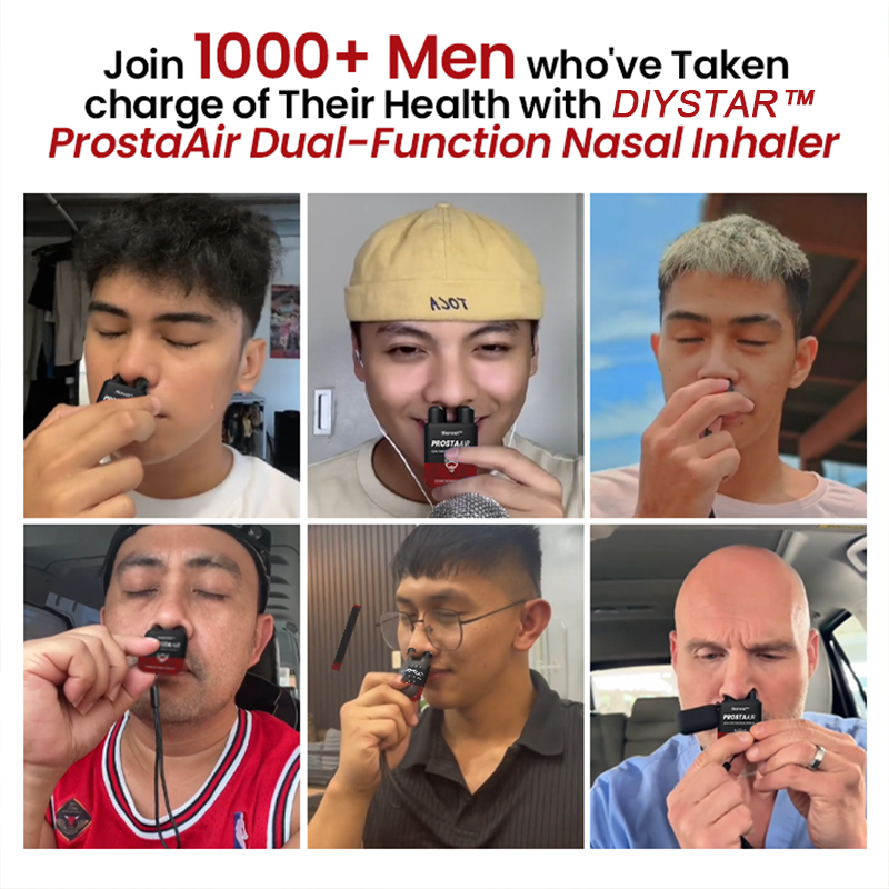 (⏰𝐋𝐢𝐦𝐢𝐭𝐞𝐝 𝐭𝐢𝐦𝐞 𝐝𝐢𝐬𝐜𝐨𝐮𝐧𝐭 𝐋𝐚𝐬𝐭 𝟑𝟎 𝐦𝐢𝐧𝐮𝐭𝐞𝐬⏰)DIYSTAR™ ProstaAir Dual-Function Nasal Inhaler
