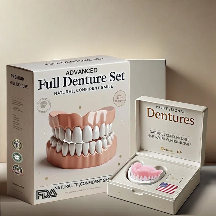 NESLEMY™-🦷Advanced Customized Full Denture Set – For a Perfect Smile and Natural Comfort🥰( 🔥Last Day Promotion🔥）