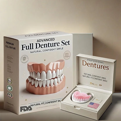 NESLEMY™-🦷Advanced Customized Full Denture Set – For a Perfect Smile and Natural Comfort🥰( 🔥Last Day Promotion🔥）